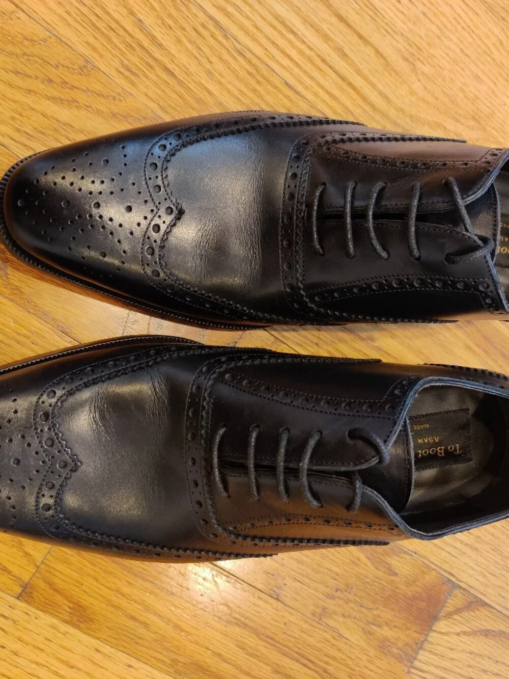 To Boot New York Avellino Brogue Leather Oxford US Size 9